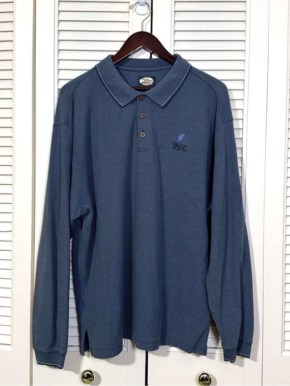 Tommy Bahama Troon North Golf Club Long Sleeve Cotton Polo